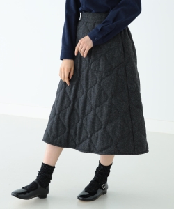 BEAMS BOY / サーモ 中綿 リバーシブル スカート