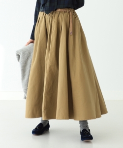 GRAMICCI × BEAMS BOY / 別注 チノ ロングスカート 19AW