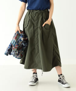BEAMS BOY / ソロテックス M-65 ロング スカート