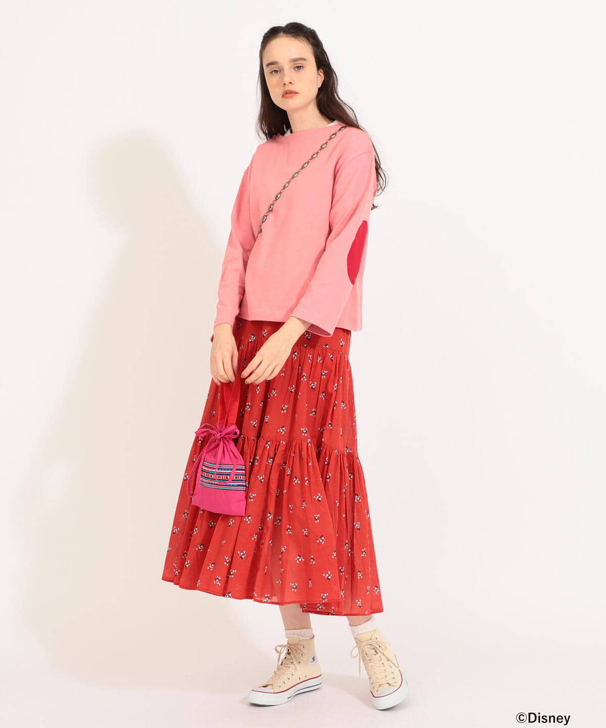 Beams Boy ビームス ボーイ Beams Boy ミッキーマウス ティアード スカート スカート マキシ ロング丈スカート 通販 Beams