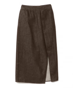 AURALEE / HARD TWIST DENIM SLIT SKIRT