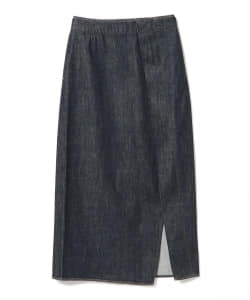 AURALEE / HARD TWIST DENIM SLIT SKIRT