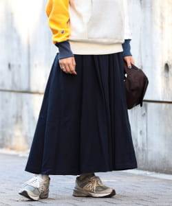 GRAMICCI × BEAMS BOY / 別注 天竺 ギャザースカ―ト