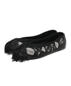 【4/24再値下げ】【アウトレット】FUJIN TREE × maturely / Fringe Chinese Shose