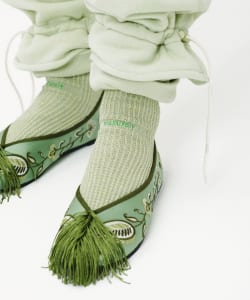 【4/24再値下げ】【アウトレット】FUJIN TREE × maturely / Fringe Chinese Shose