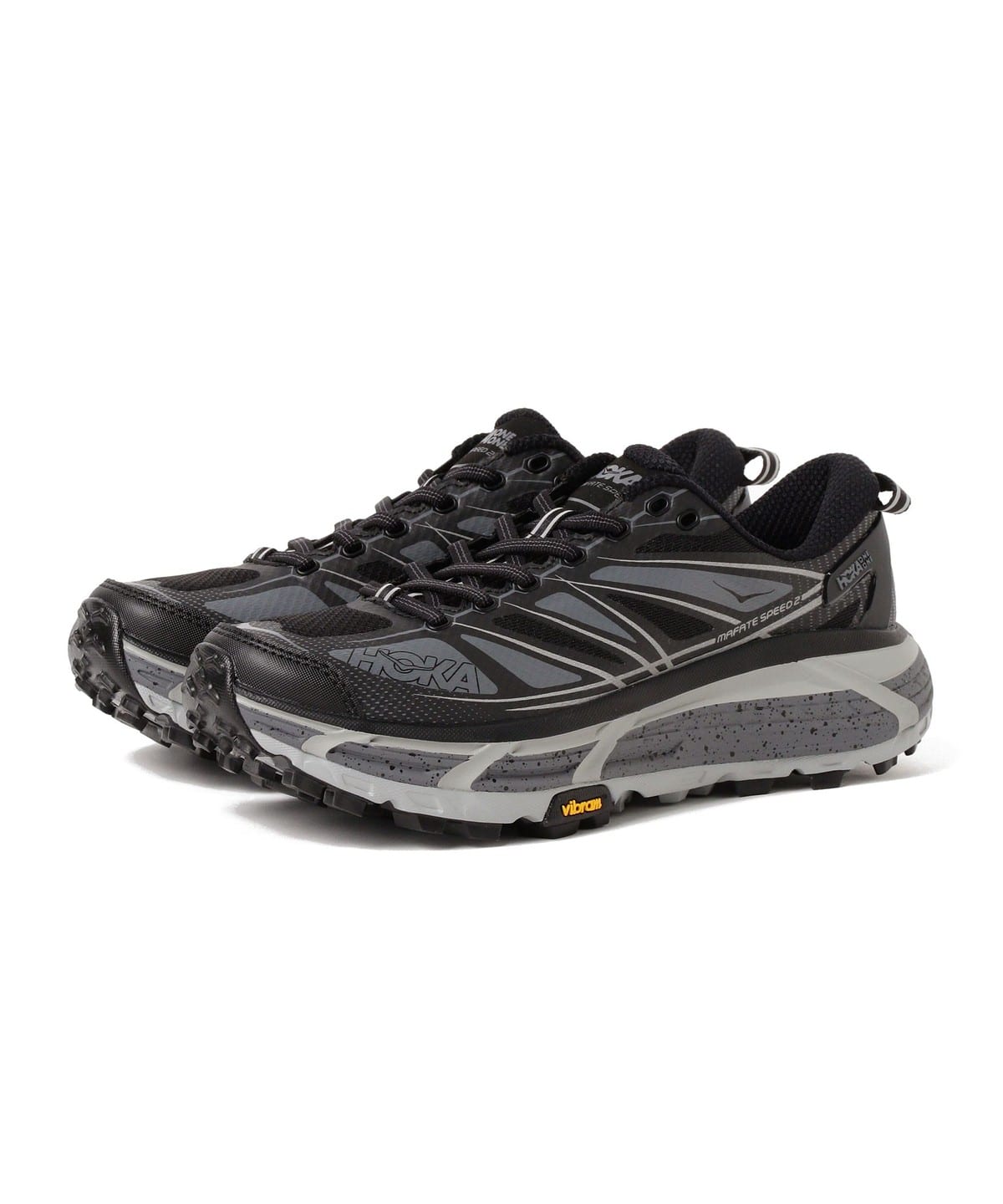 HOKA / MAFATE SPEED 2 シューズ WOMEN BLACK/CASTLERROCK 23.5 HOKA / MAFATE SPEED 2 シューズ WOMEN BLACK/CASTLERROCK 23.5