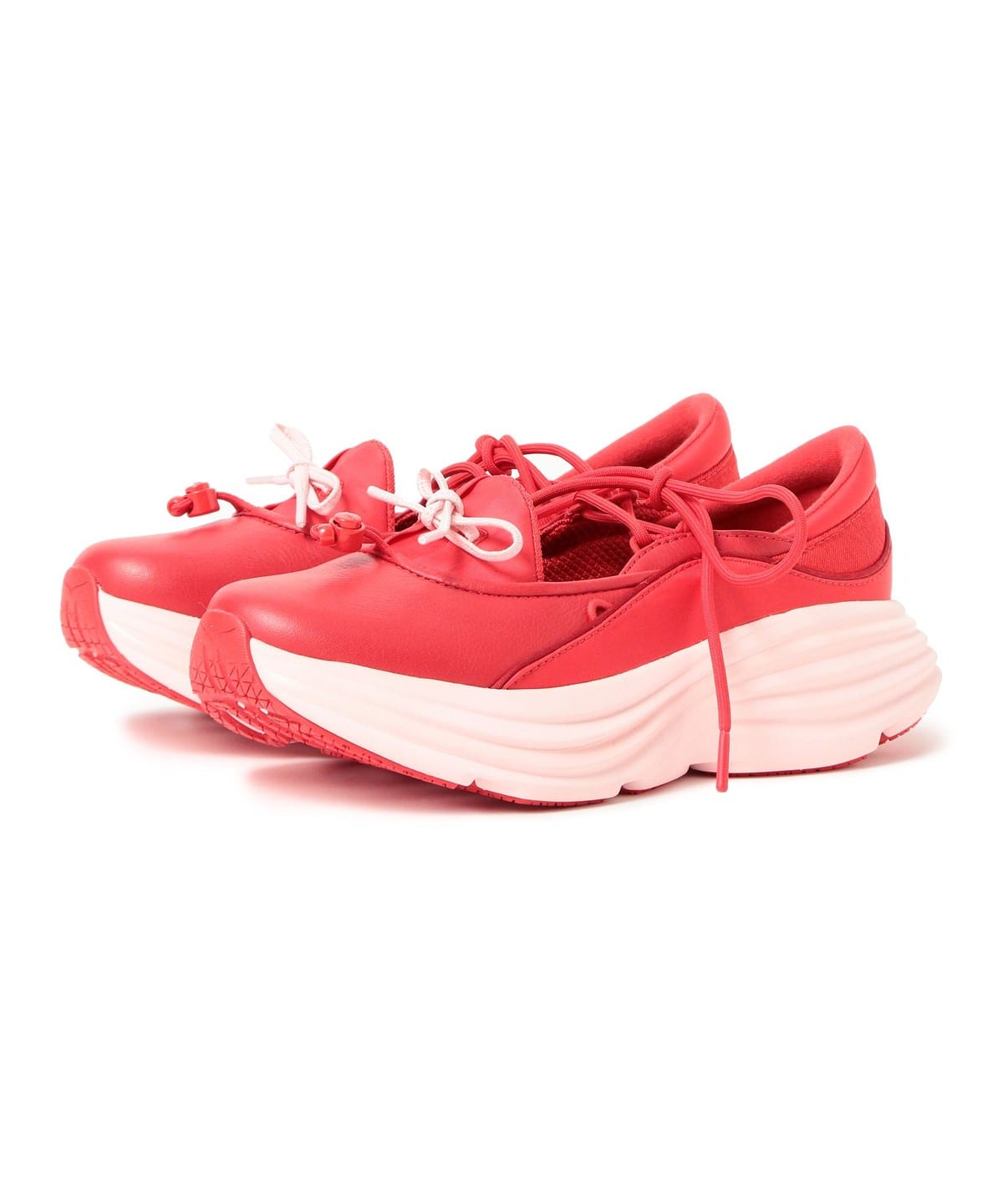 HOKA / BONDI Mary Jane シューズ WOMEN CERISE / ROSE TEA 24.5 HOKA / BONDI Mary Jane シューズ WOMEN CERISE / ROSE TEA 24.5