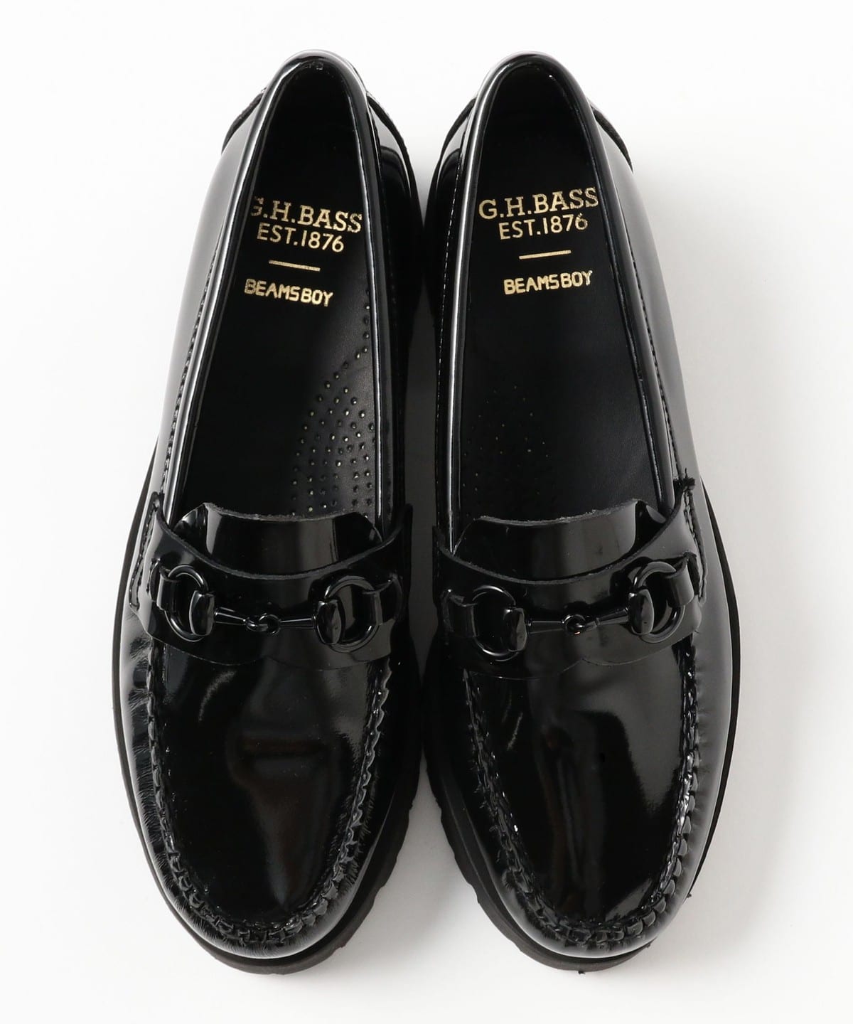 な*と様 BEAMS BOY別注G.H.Bassビット ローファー BEAMS BOY（ビームス ボーイ）【別注】G.H.Bass / BLACK BIT