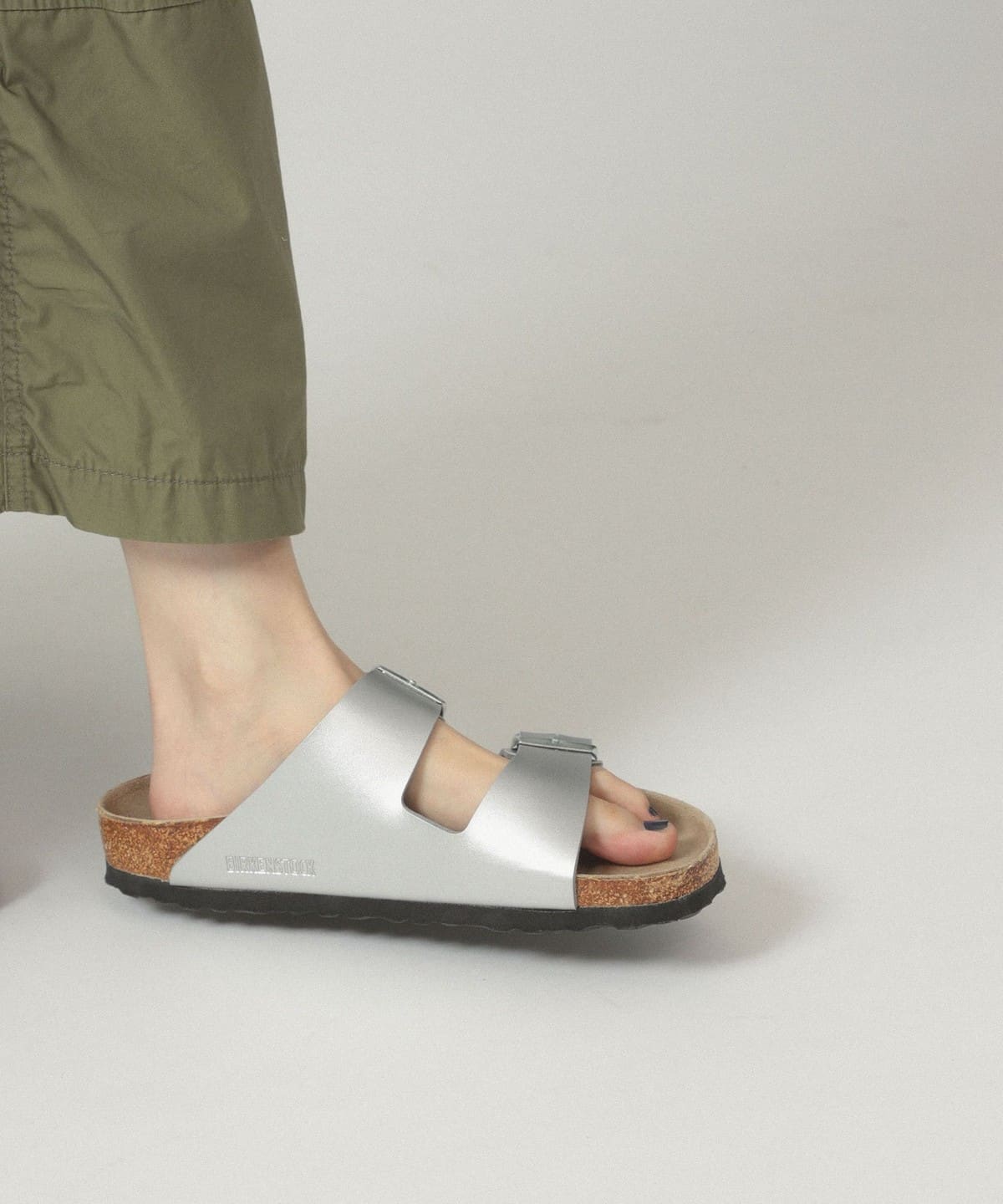 BIRKENSTOCK ビルケンシュトック / Arizona Birko-Flor(R) シューズ WOMEN SILVER 38 BIRKENSTOCK ビルケンシュトック / Arizona Birko-Flor(R) シューズ WOMEN SILVER 38