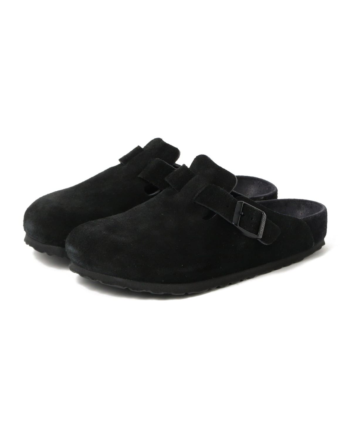 ビームス別注 BIRKENSTOCK ボストン 42 オールブラック スエード BEAMS BOY（ビームス ボーイ）【EXCLUSIVE】BIRKENSTOCK / Boston