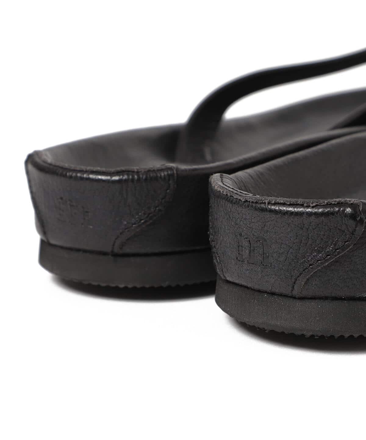 BEAMS BOY BEAMS BOY maturely Leather Zouri (shoes sandals