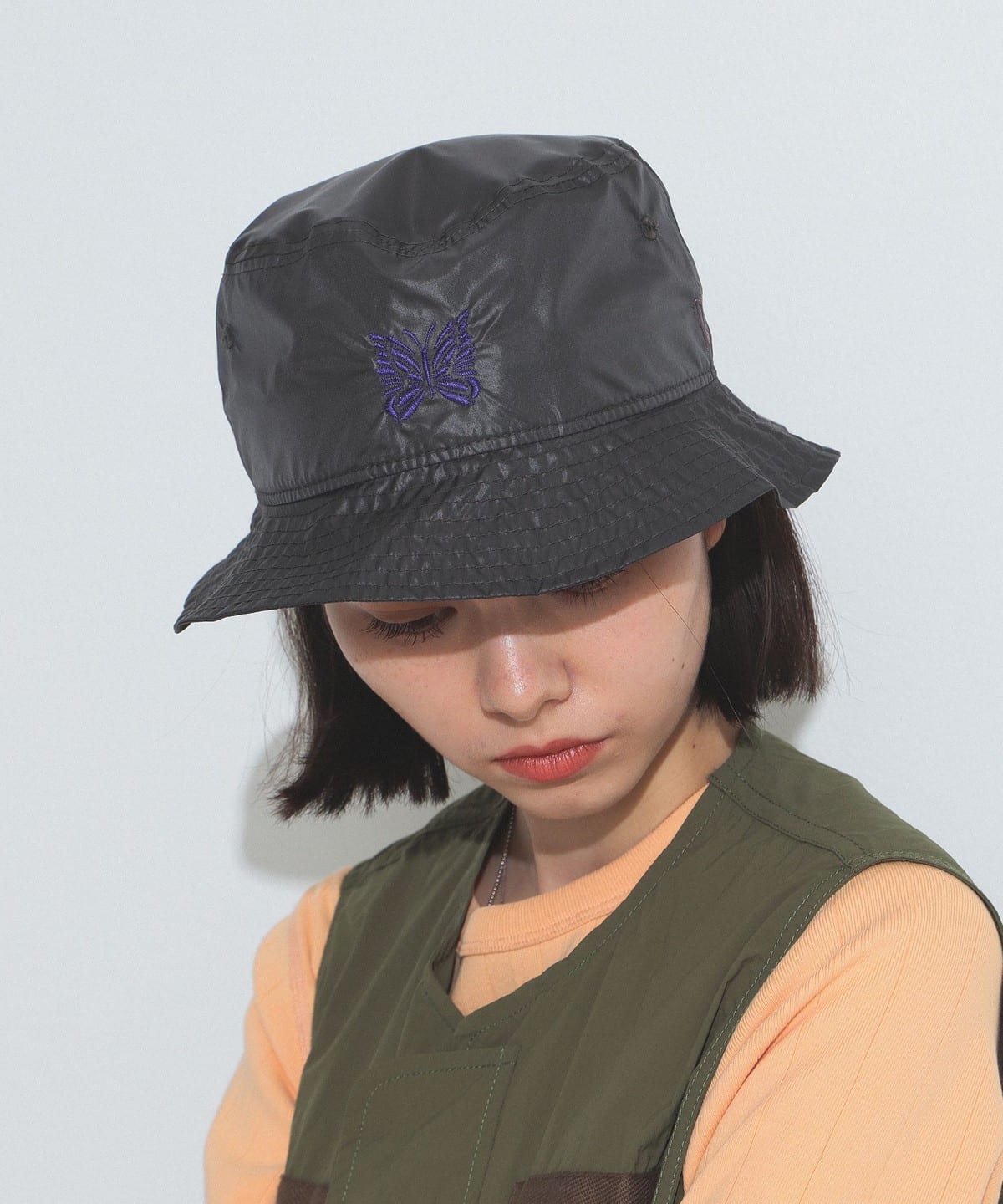 NEEDLES × NEW ERA × BEAMS BOY / 別注 Emblem Bucket Hat