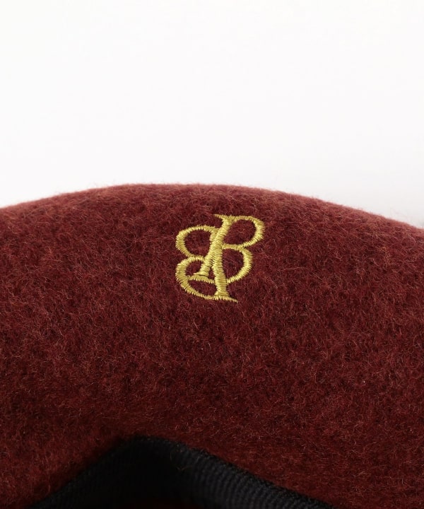 BEAMS BOY BEAMS BOY BEAMS BOY / BB embroidery color scheme beret