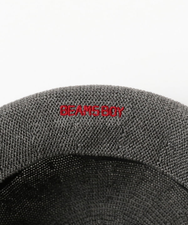 BEAMS BOY（ビームス ボーイ）BEAMS BOY / ロゴ刺繍 2トーン ベレー帽
