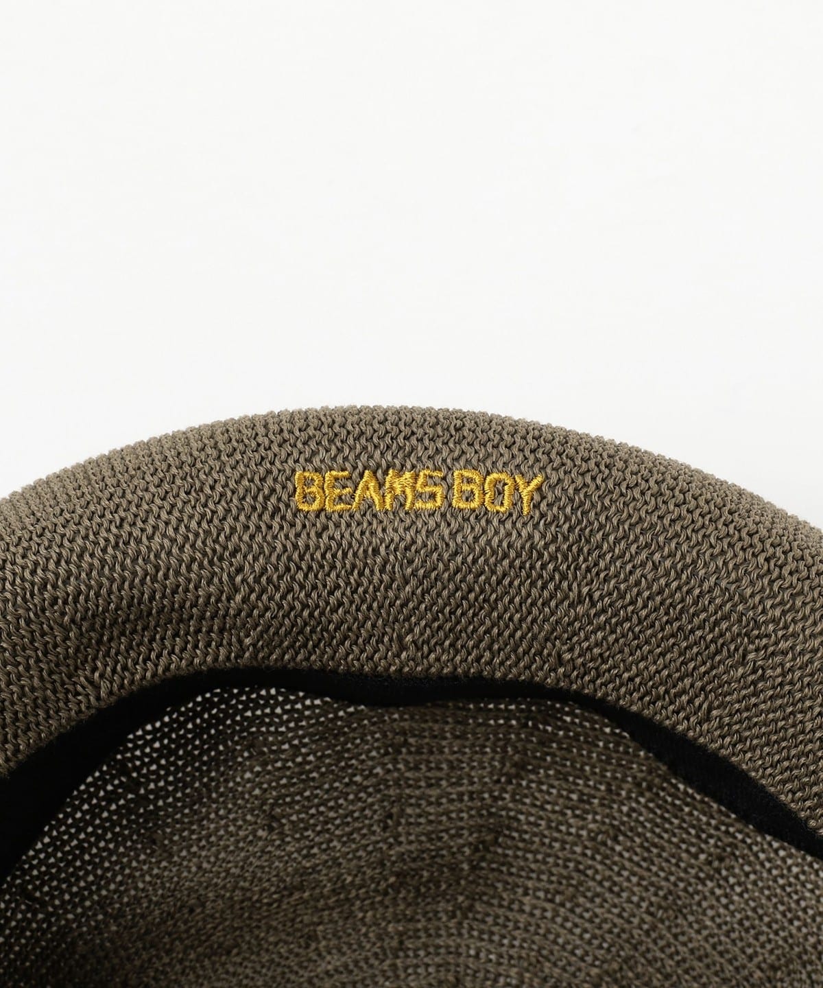 BEAMS BOY（ビームス ボーイ）BEAMS BOY / ロゴ刺繍 2トーン ベレー帽