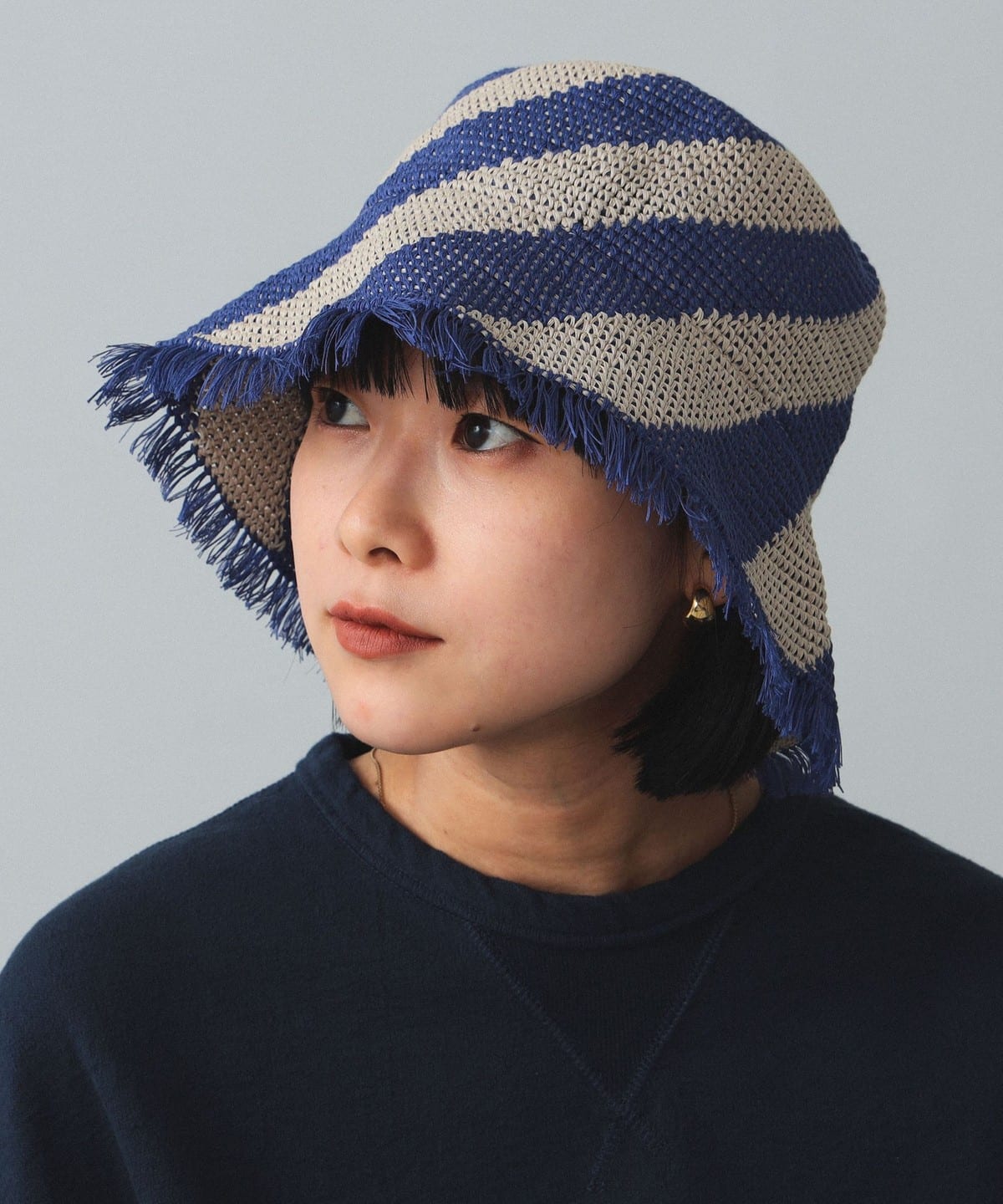 BEAMS BOY（ビームス ボーイ）maturely / Screw Fringe Hat（帽子