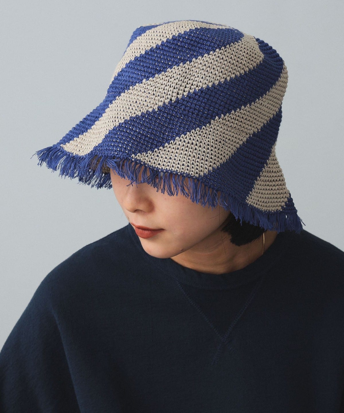 BEAMS BOY（ビームス ボーイ）maturely / Screw Fringe Hat（帽子