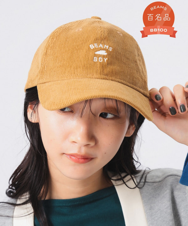 BEAMS BOY（ビームス ボーイ）【別注】NEW ERA / 930 BBロゴ 細畝 コーデュロイ キャップ（帽子 キャップ）通販｜BEAMS