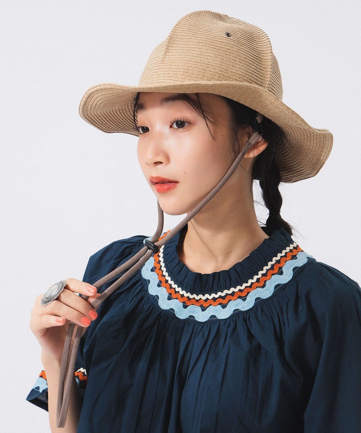 【別注】cableami ケーブルアミ / RANGER HAT 帽子 WOMEN BEIGE ONE SIZE 【別注】cableami ケーブルアミ / RANGER HAT 帽子 WOMEN BEIGE ONE SIZE