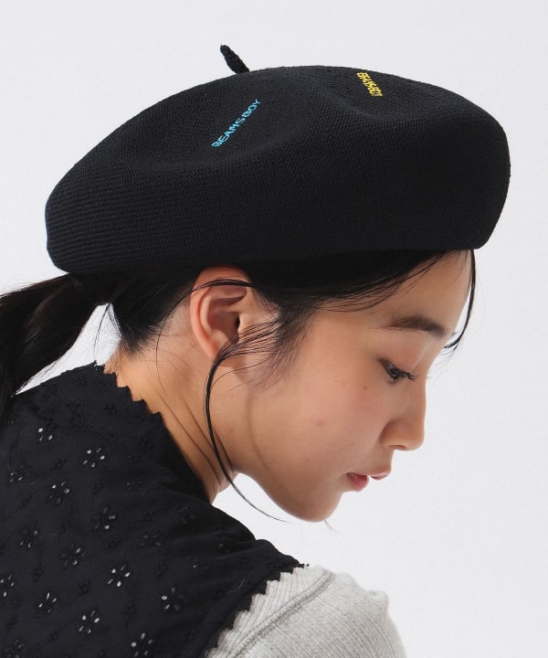 新品未使用　humoresque / ベレー帽子　ネイビー ベレー帽（ネイビー） 【業務用食材の仕入れなら八面六臂】