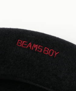 BEAMS BOY / BB 刺繡 貝蕾帽