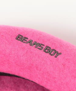 BEAMS BOY / BB 刺繡 貝蕾帽