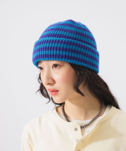 【別注】LEUCHTFEUER / 2トーン ボーダー ワッチキャップ