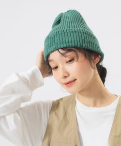 コットン リネン ワッチキャップ