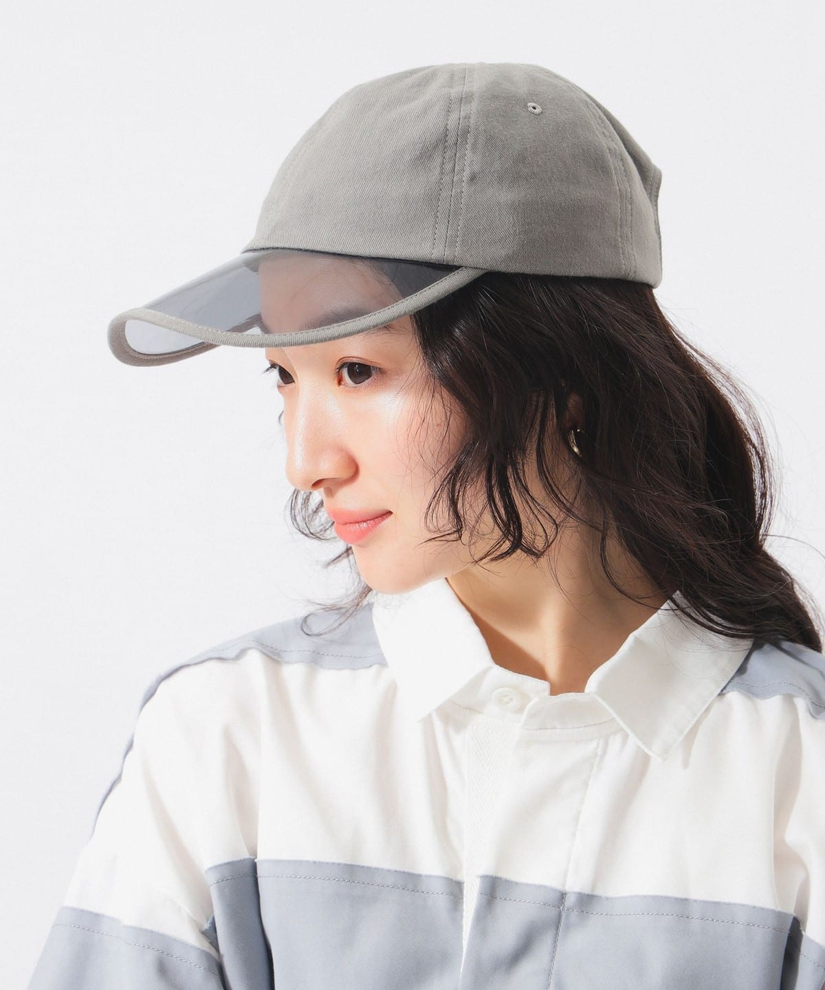 �y�ʒ��zINFIELDER DESIGN �C���t�B���_�[�f�U�C�� / CLEAR CAP �X�q WOMEN OLIVE ONE SIZE