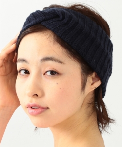 BEAMS BOY / ニット ネジリ ヘアバンド