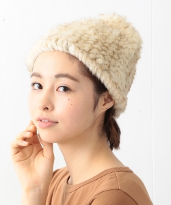 INFIELDER DESIGN×BEAMS BOY / ファー ビーニー