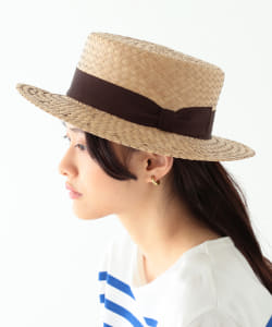 【受注生産商品】cableami × BEAMS BOY / BROWN ココナッツ ハット