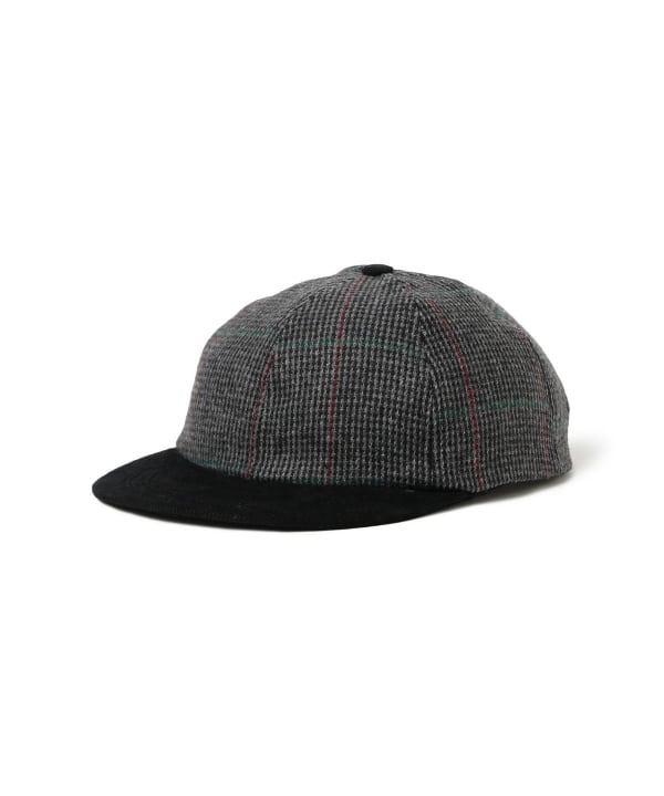 【別注】WinnerCaps × BEAMS BOY / チェック × コーデュロイ CAP