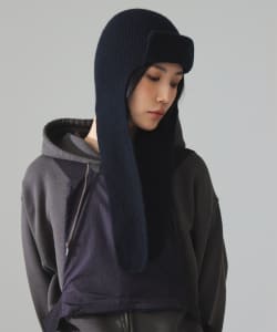【+10%ポイントUP】maturely / ニット パイロット キャップ