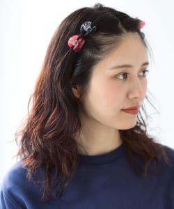 BEAMS BOY / バンダナ柄 ヘアクリップ 4P