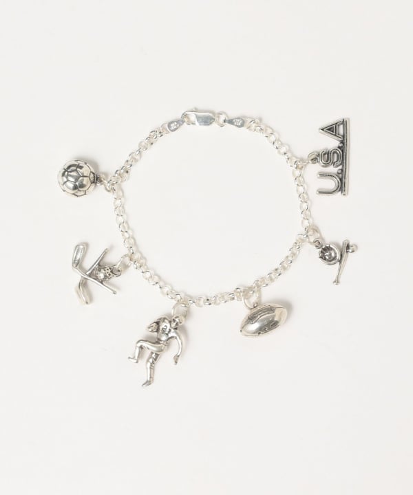 BEAMS BOY（ビームス ボーイ）INCROWD × BEAMS BOY / 別注 US チャーム ブレスレット（アクセサリー