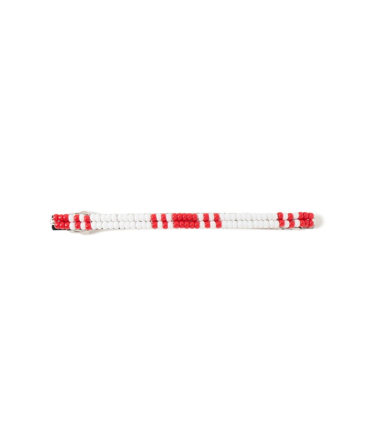 マリン ビーズ バレッタ ヘアアクセサリー WOMEN RED ONE SIZE マリン ビーズ バレッタ ヘアアクセサリー WOMEN RED ONE SIZE