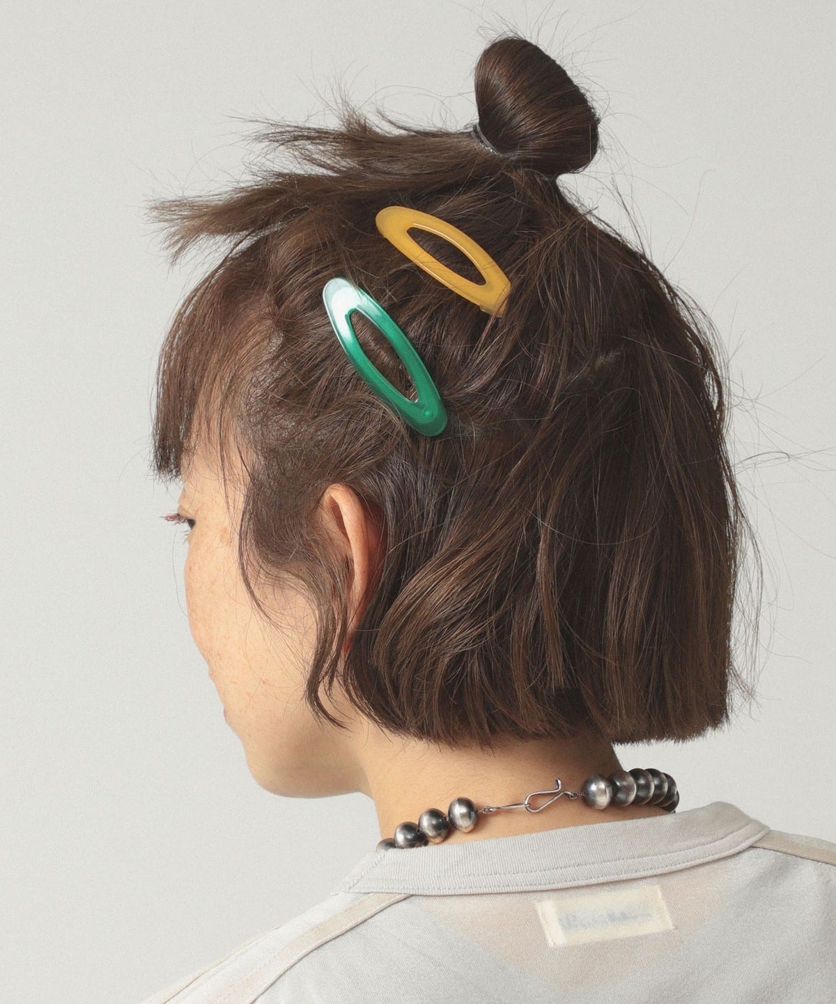 BIG ヘア スリーピン 2P ヘアアクセサリー WOMEN GREEN/YELLOW ONE SIZE BIG ヘア スリーピン 2P ヘアアクセサリー WOMEN GREEN/YELLOW ONE SIZE