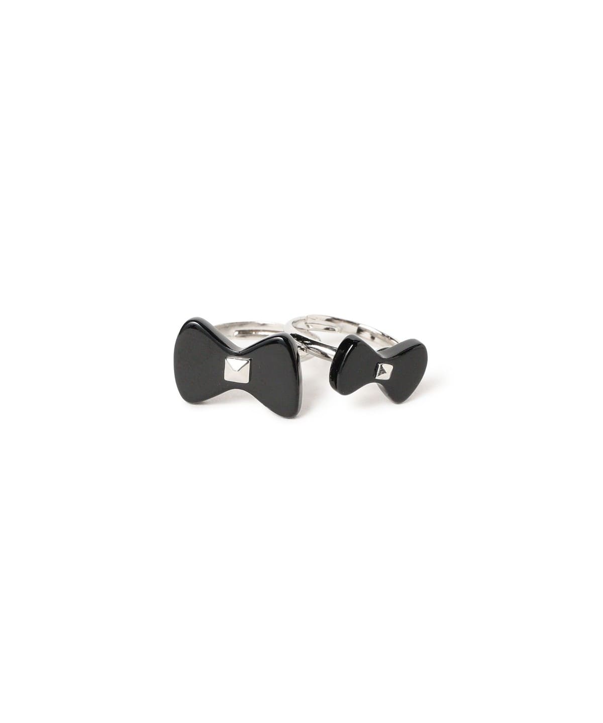 ATOLASOLAS / 2set ring アクセサリー WOMEN BLACK ONE SIZE ATOLASOLAS / 2set ring アクセサリー WOMEN BLACK ONE SIZE