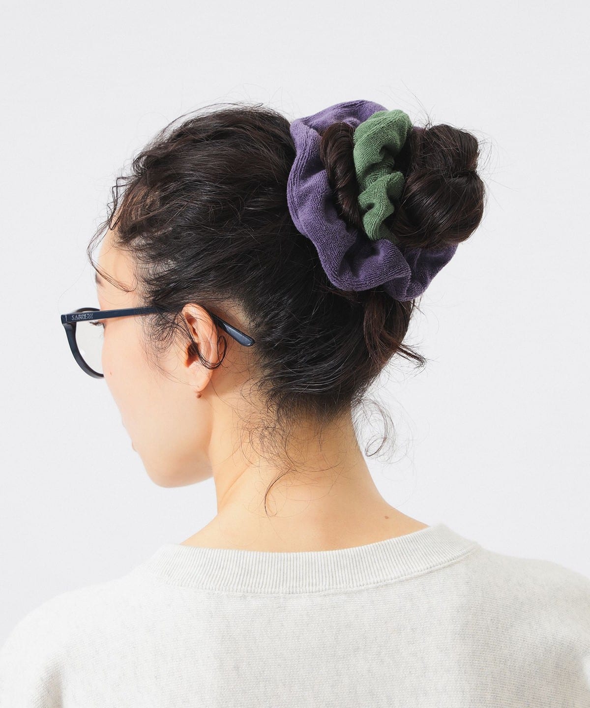 BEAMS BOY（ビームス ボーイ）パイル シュシュ 2セット（ヘア