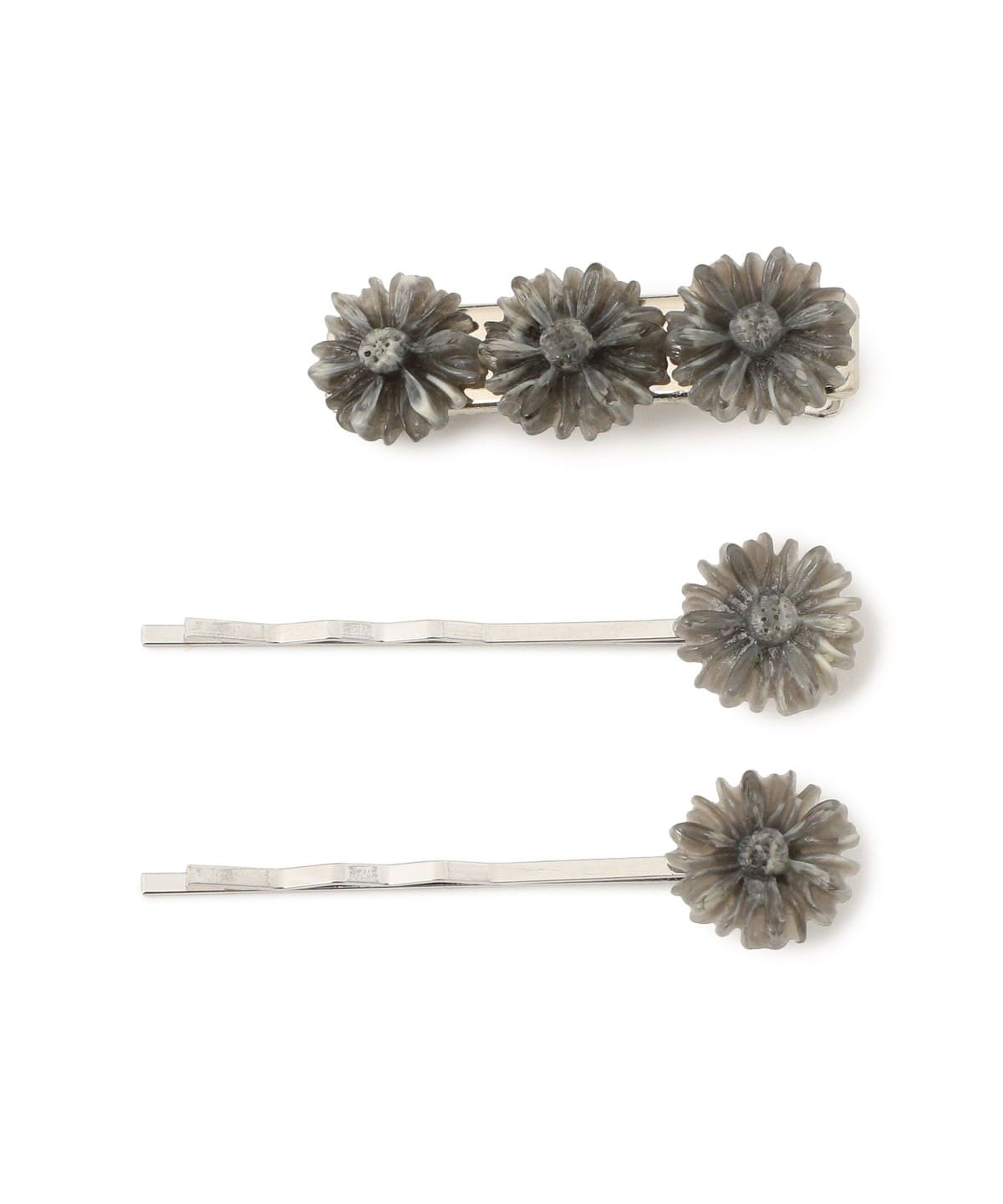 BEAMS BOY（ビームス ボーイ）レトロ フラワー ヘアピン 3セット（ヘア