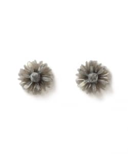 レトロ フラワー ピアス
