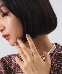 シルバー925 イニシャル リング