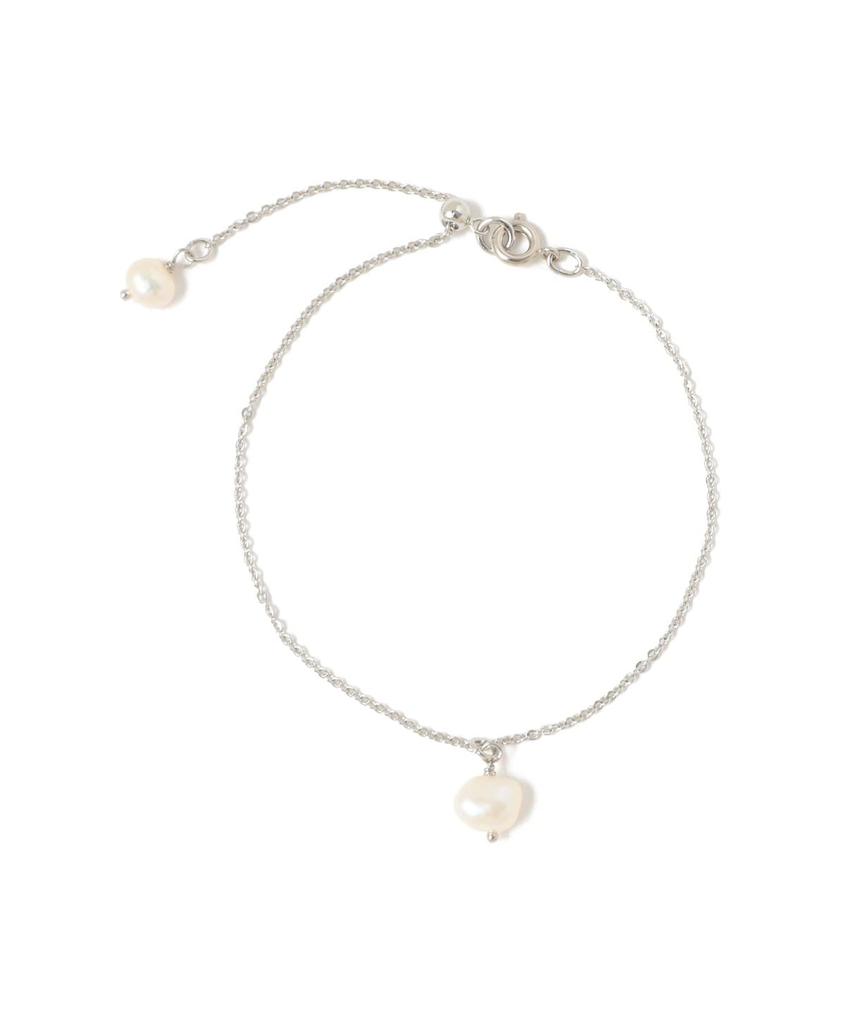 淡水パール スライド ブレスレット アクセサリー WOMEN SILVER ONE SIZE 淡水パール スライド ブレスレット アクセサリー WOMEN SILVER ONE SIZE