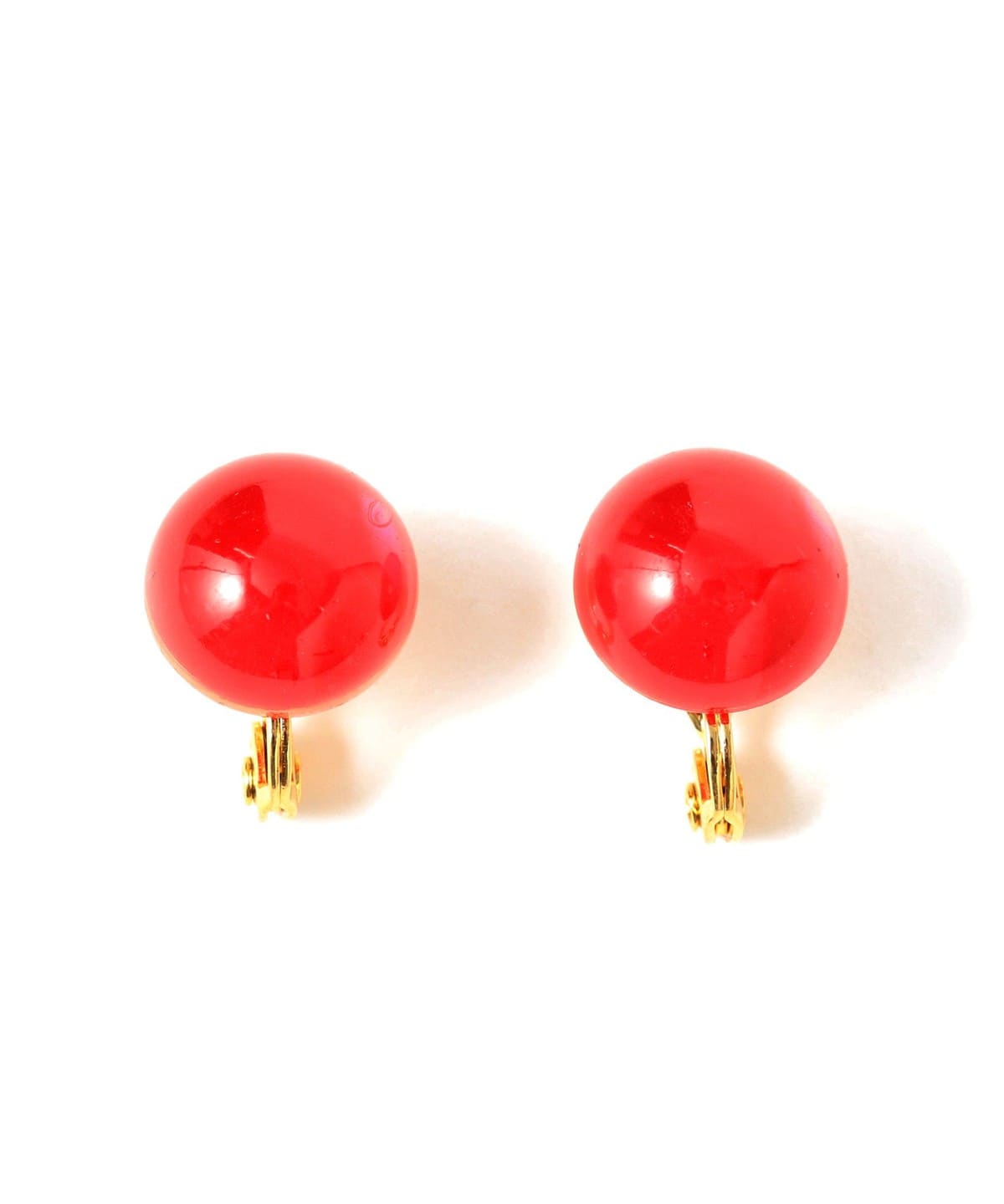 カボション イヤリング アクセサリー WOMEN RED ONE SIZE カボション イヤリング アクセサリー WOMEN RED ONE SIZE