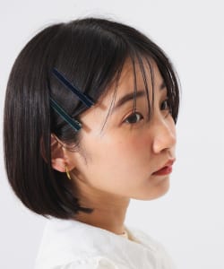 ベロア ヘア クリップ 2セット