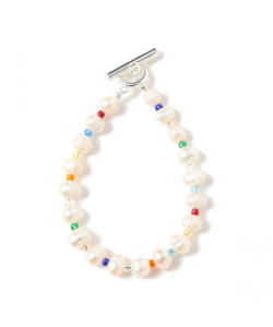 ROSETTA PRAYER / PEARL BEADS BRACELET