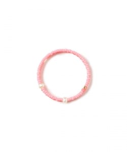 淡水パール × ビーズ ブレス