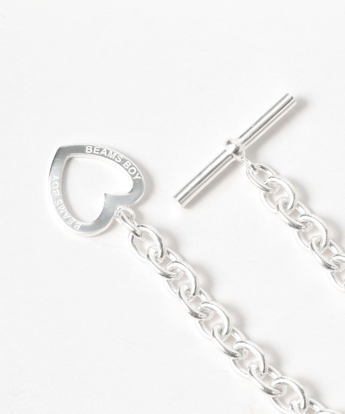 BEAMS BOY（ビームス ボーイ）シルバー ハート トグル ブレスレット