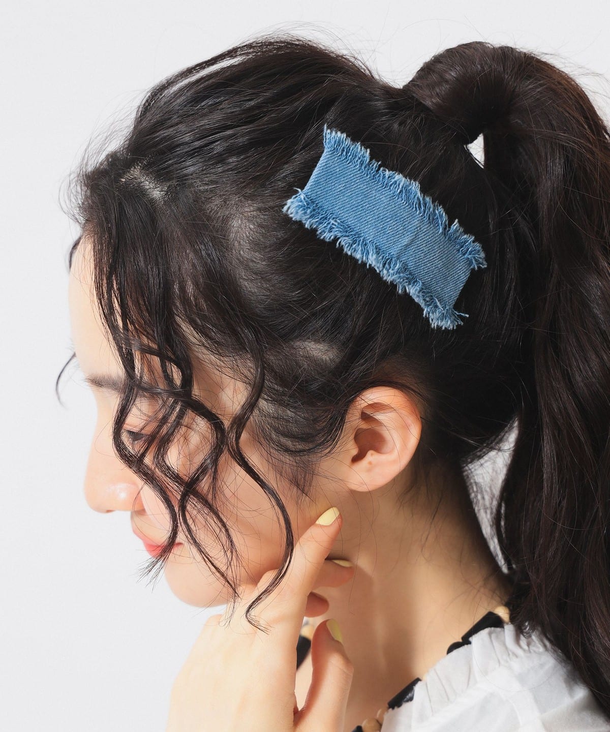 BEAMS BOY（ビームス ボーイ）カットオフ バレッタ（ヘアアクセサリー
